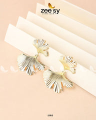 Salvia Earrings Golden - Zeesy Jewellery