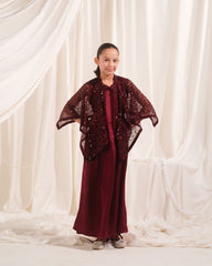 Sprinkles Stitched 2 Piece Festive Formals Collection-Sangria Veil