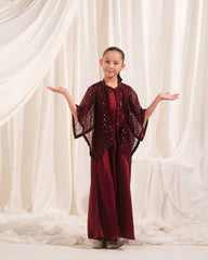 Sprinkles Stitched 2 Piece Festive Formals Collection-Sangria Veil