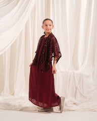 Sprinkles Stitched 2 Piece Festive Formals Collection-Sangria Veil