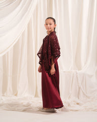 Sprinkles Stitched 2 Piece Festive Formals Collection-Sangria Veil