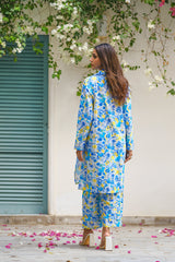 Sprinkles Stitched 2 Piece Summer Luxury Lawn Women Collection'2025-Sapphire - 2-Piece Luxury Lawn Set