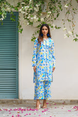 Sprinkles Stitched 2 Piece Summer Luxury Lawn Women Collection'2025-Sapphire - 2-Piece Luxury Lawn Set