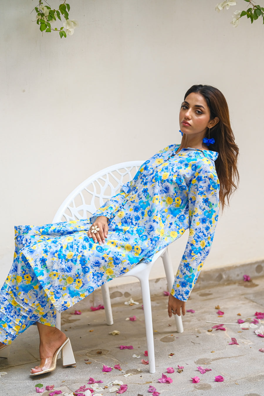 Sprinkles Stitched 2 Piece Summer Luxury Lawn Women Collection'2025-Sapphire - 2-Piece Luxury Lawn Set