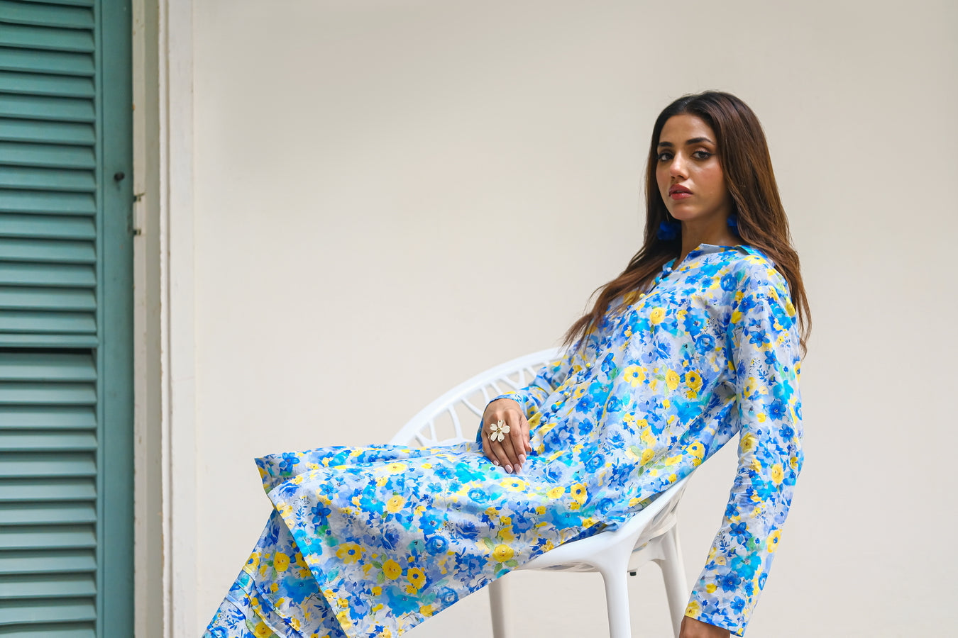 Sprinkles Stitched 2 Piece Summer Luxury Lawn Women Collection'2025-Sapphire - 2-Piece Luxury Lawn Set