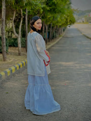 Urban Cut Stitched Co Ords Emb Suit-C0277