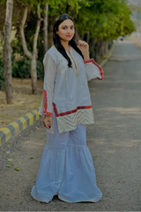 Urban Cut Stitched Co Ords Emb Suit-C0277