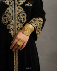 Sculptural Filigree Bangle Ring Set - Zeesy Jewellery
