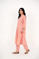 Qurb Stitched 2 Piece Winter Collection'2025-Secret Garden