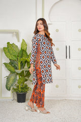 Qurb Stitched 2 Piece Summer Collection'2025-Sensation
