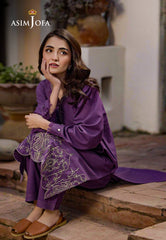 Asim Jofa Essential Pret Drop 6 Ajpb-106 Embroidered Cambric  2 Pcs