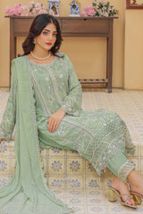 Maya By Azmeerah Stitched 3 Piece Hand Emb Chiffon Collection'2025-01-Serenora