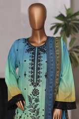 Khombi Stitched 3 Piece Casual Pret Cotton Collection'2025-Shaded