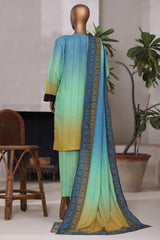 Khombi Stitched 3 Piece Casual Pret Cotton Collection'2025-Shaded