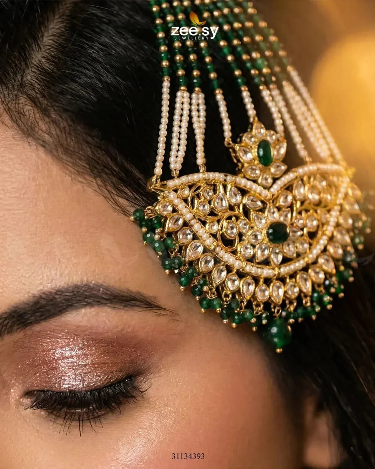 Shahi Floral Kundan Jhumar