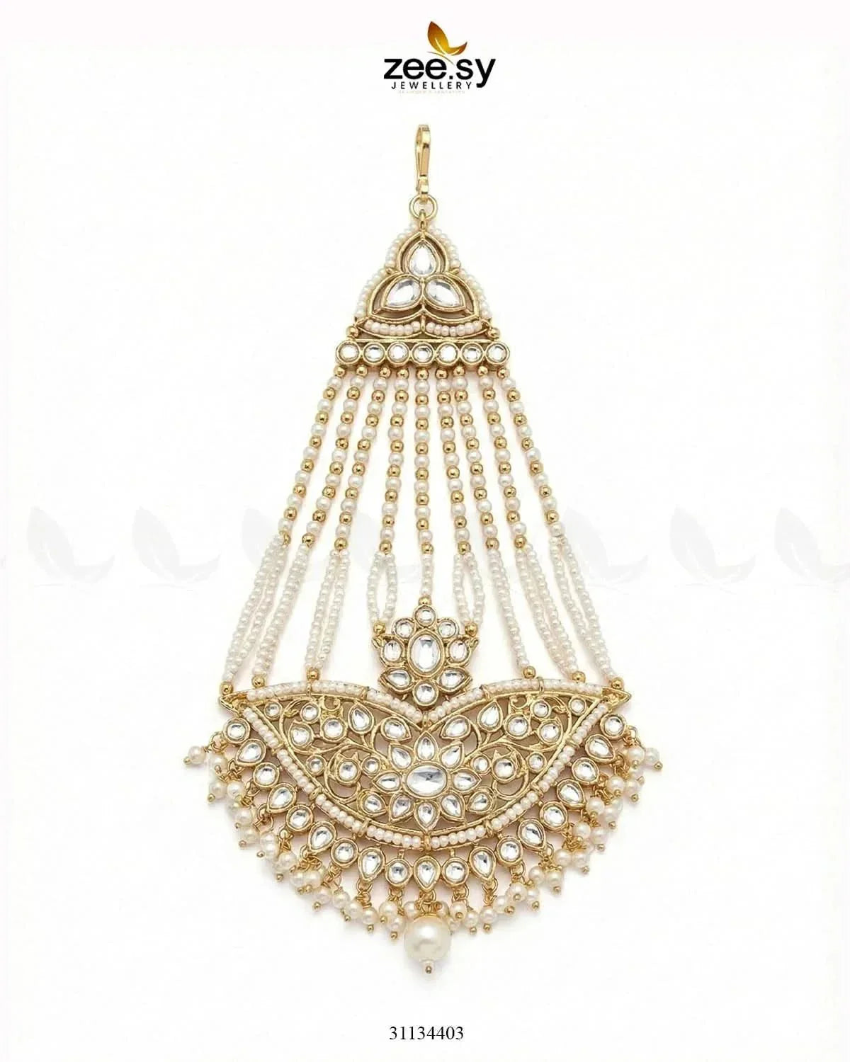Shahi Floral Kundan Jhumar