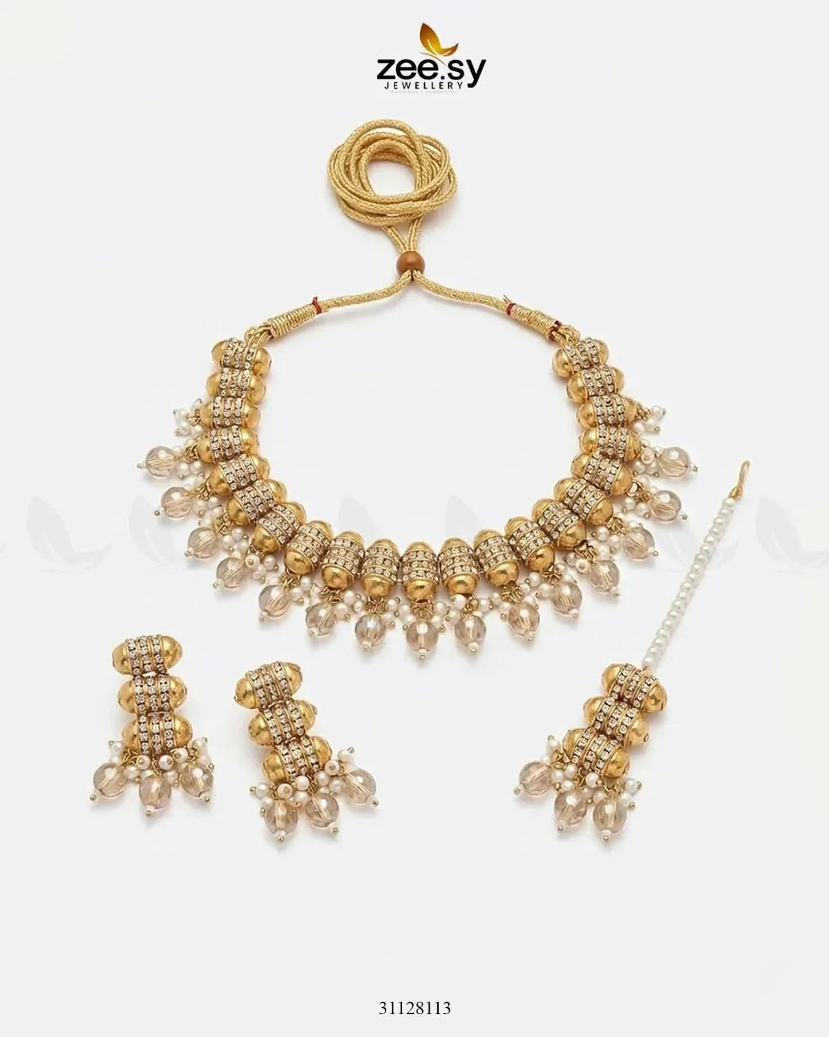 Shahi Pearl Drop Necklace Set