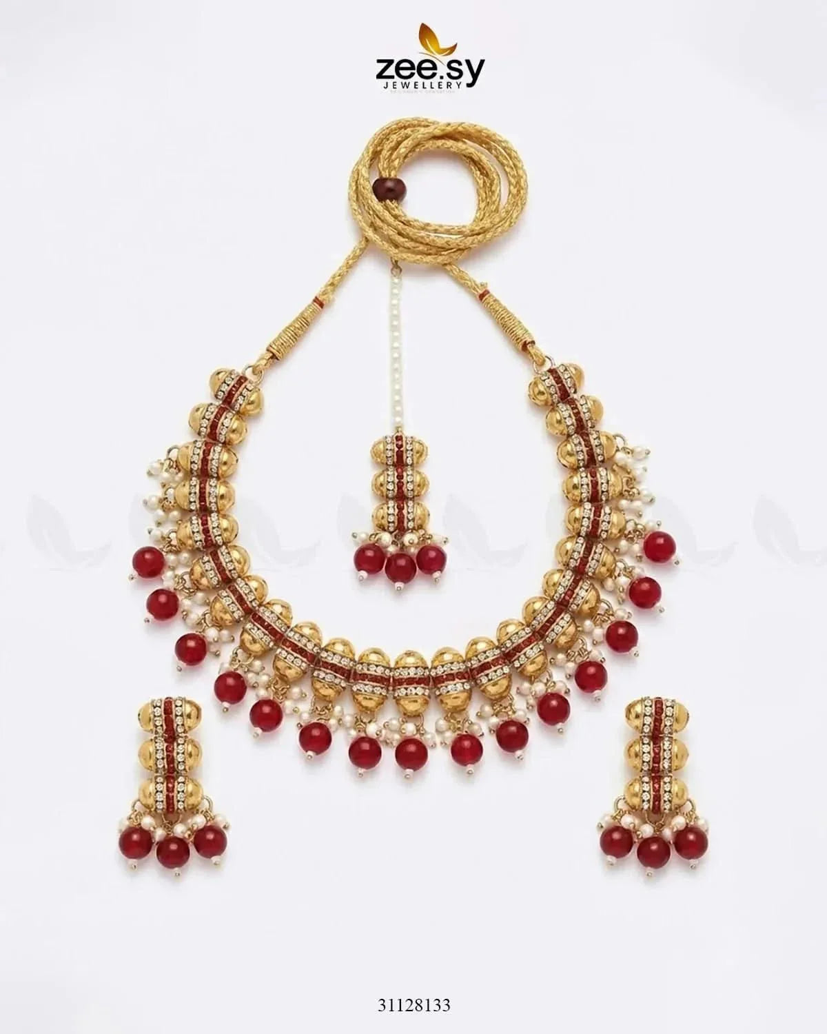 Shahi Pearl Drop Necklace Set