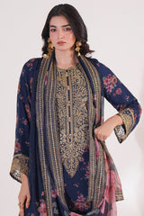 Mahroosh By Guzel Stitched 3 Piece Formals Chiffon Suit-04-Shanara