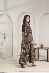 Silk Affair by Madiha Gohar Stitched Summer Suit-Shanghai Night