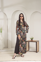 Silk Affair by Madiha Gohar Stitched Summer Suit-Shanghai Night