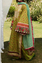 SS Lawn By Hussain Rehar Unstitched 3 Piece Emb Lawn Suit-Shein