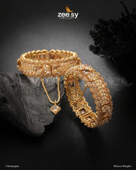 Shinora Bangles Champagne - Zeesy Jewellery