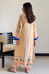 Zayne By Mashrib Stitched Summer Vol-01 Suit-Sienna - 2pc