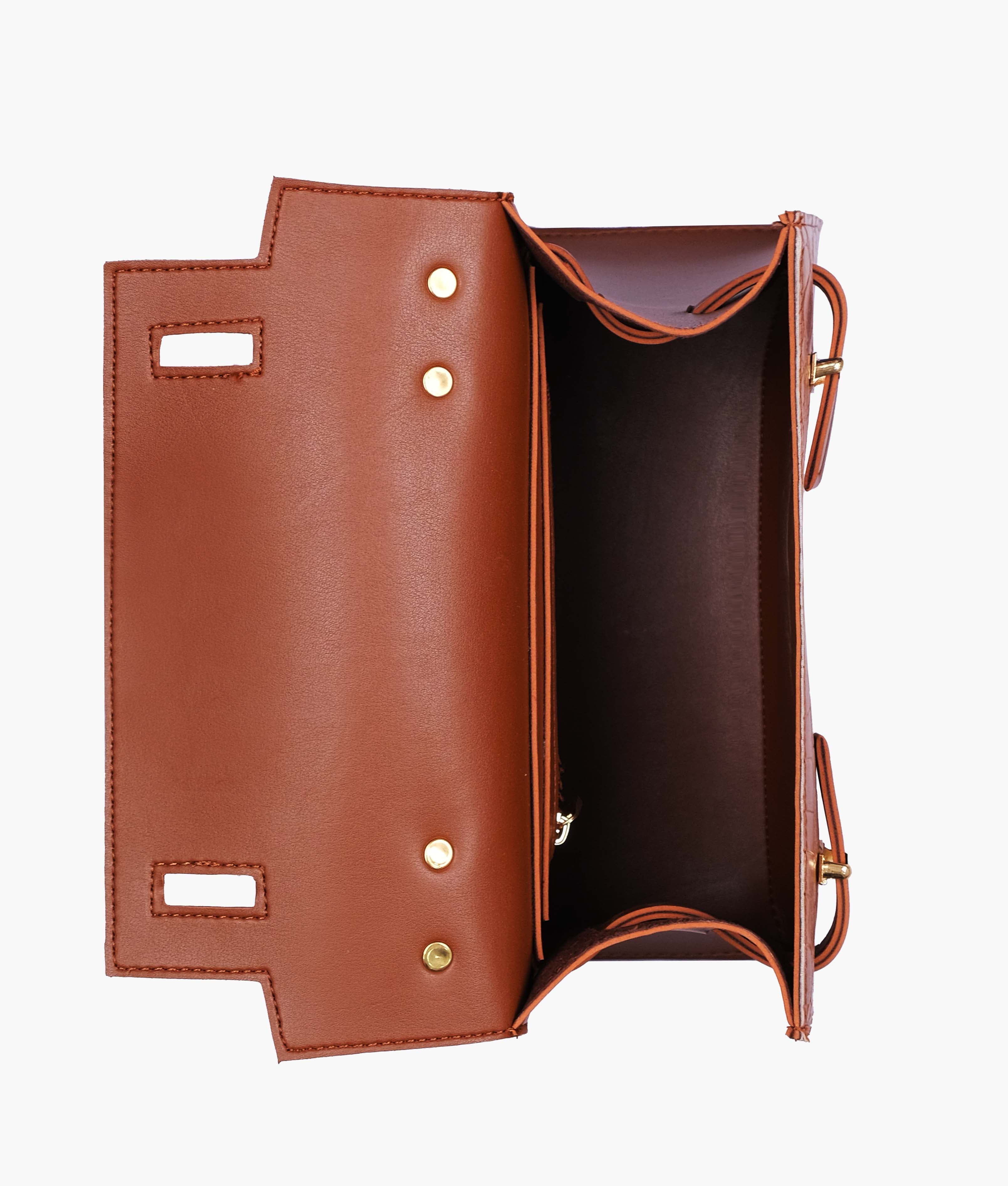 RTW Creation - Sienna crocodile cross-body bag with top-handle