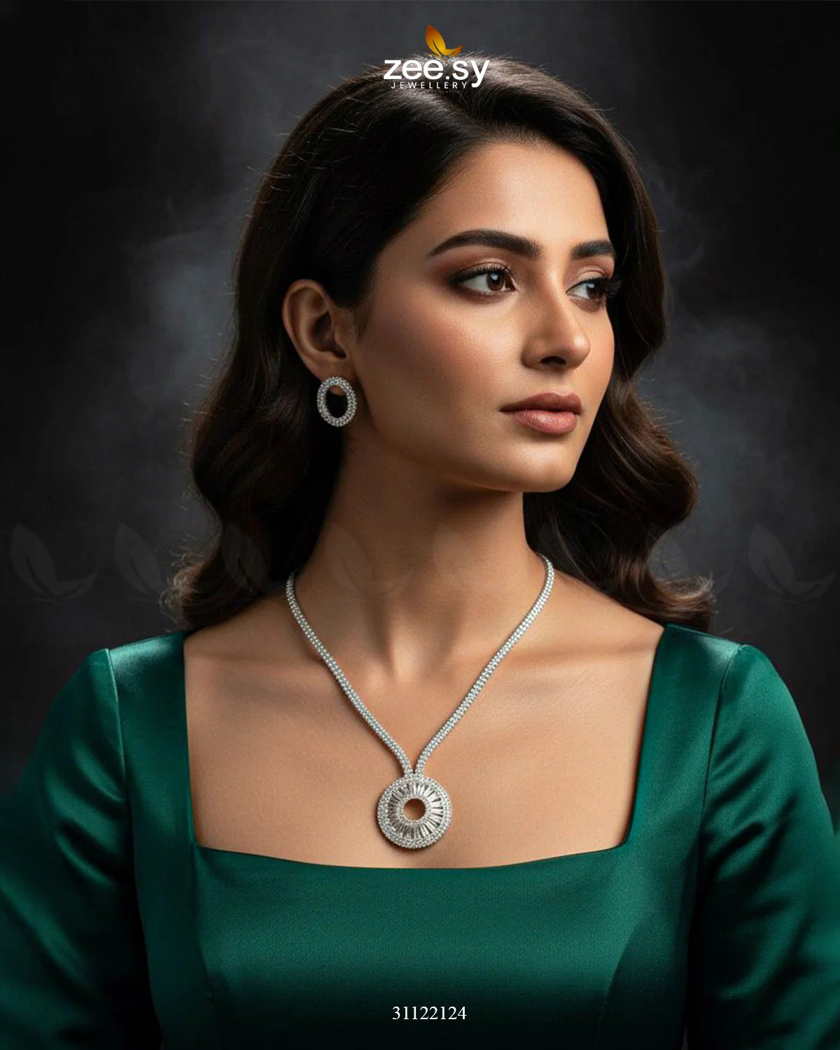 Signature Modern Drop Necklace Set - Zeesy Jewellery