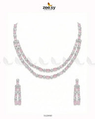 Silver Frost Glimmer Necklace Set
