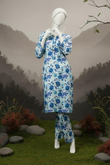 Doriya Luxe By Almeerah Stitched 2 Piece Premium Bana Dora Lawn Collection'2025-Sky Mist Elegance