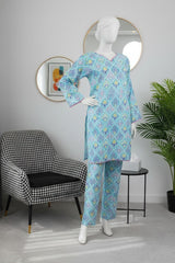 Lush Aura By Almeerah Stitched 2 Piece Premium Bana Dora Lawn Collection'2025-Skyline Haze