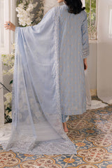 Eid Drop 2 By Azure Unstitched 3 Piece Ensembles Festive Jacquard Lawn Suit-57-Slate-Symphony