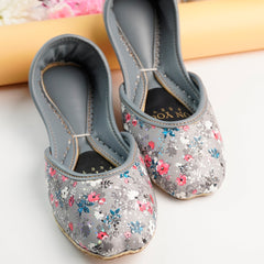 On Your Feets Slate Blossom