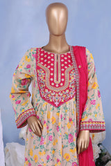 Khombi Stitched 3 Piece Casual Pret Cotton Collection'2025-Sona