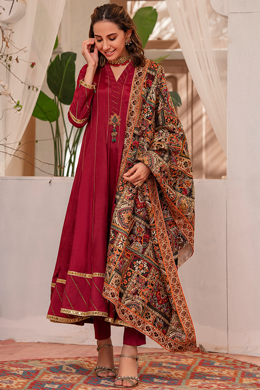 Zaaviay Stitched Eid Collection 2022  Sophia (Three Piece)