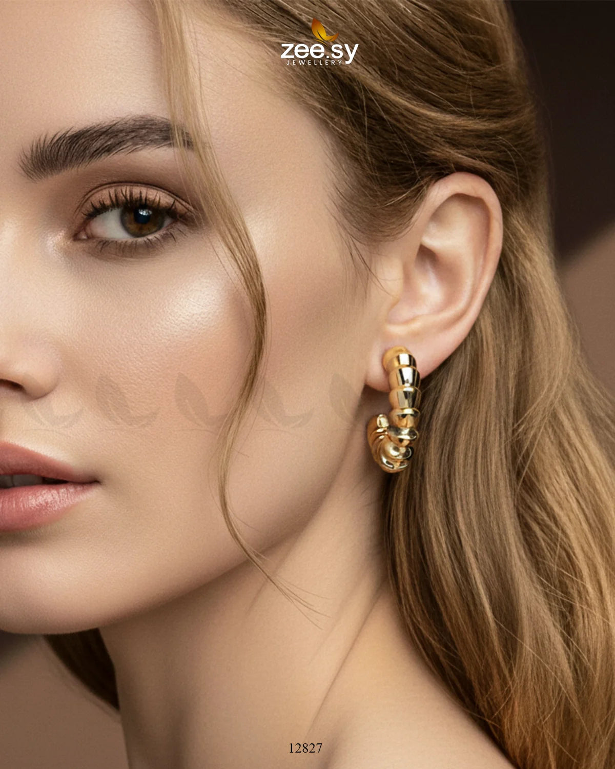 Spiral Hoop Earrings - Zeesy Jewellery