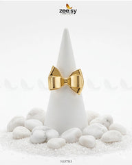 Structural Gilded Droplet Open Ring