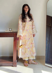 Sardinia Unstitched 3 Piece Lawn Collection-Sunflower - Anjiya Mithani