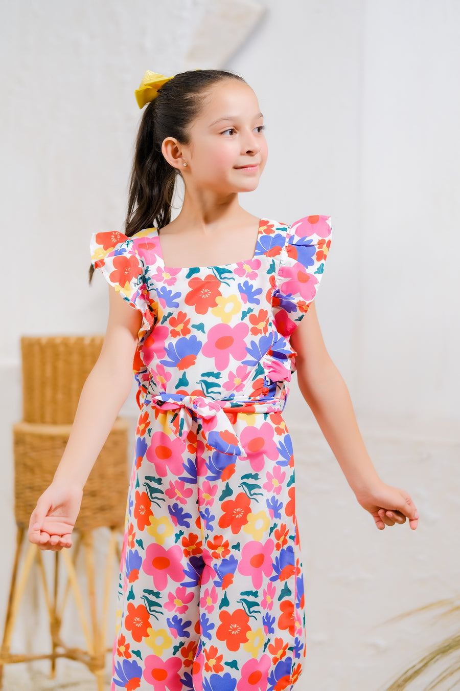 Sprinkles Stitched 1 Piece Summer Jumpsuit Kids Collection'2025-Sunny Blossoms Jumpsuit