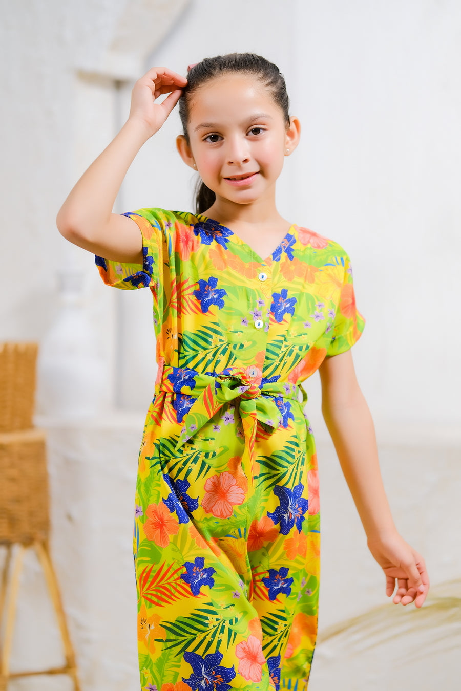 Sprinkles Stitched 1 Piece Summer Jumpsuit Kids Collection'2025-Sunshine Safari Jumpsuit