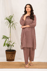 Swiss Lawn Digital Printed 2 Pc Suit showcasing a beautiful Pakistani lawn dress design, ideal for casual and semi-formal occasions.