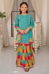 Shop the Swiss Lawn Digital Printed 3 Pc Suit for kids! This stylish Kids Printed 3 Pc Suit offers comfort.
