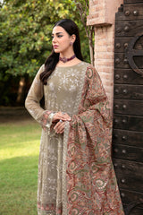 Dastan by Ramsha Unstitched 3 Piece Chiffon Vol-01 Suit-T-101