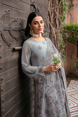 Dastan by Ramsha Unstitched 3 Piece Chiffon Vol-01 Suit-T-103