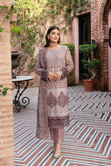 Dastan by Ramsha Unstitched 3 Piece Chiffon Vol-01 Suit-T-104