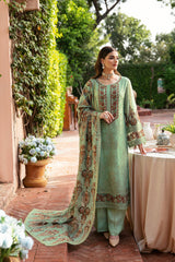 Dastan by Ramsha Unstitched 3 Piece Chiffon Vol-01 Suit-T-106