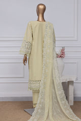 Sada Bahar Stitched 3 Piece Two Tone Chikankari Vol-01 Suit-TCK-L.Lemon
