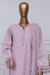 Sada Bahar Stitched 3 Piece Two Tone Chikankari Vol-01 Suit-TCK-Lilac
